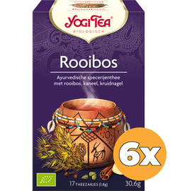 Yogi Tea 6x Yogi Tea Rooibos bio (17 stuks)