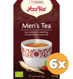 Yogi Tea 6x Yogi Tea Men's tea bio (17 stuks)