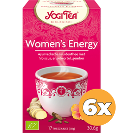 Yogi Tea 6x Yogi Tea Women's energy bio (17 stuks)