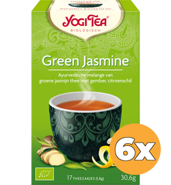 Yogi Tea 6x Yogi Tea green jasmine bio (17 stuks)