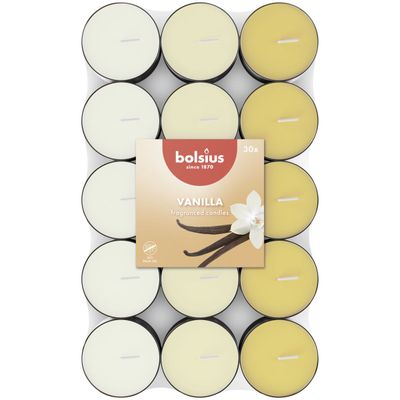 Bolsius Geurtheelicht 3,5U Vanilla Pack  (30 stuks) 30 stuks