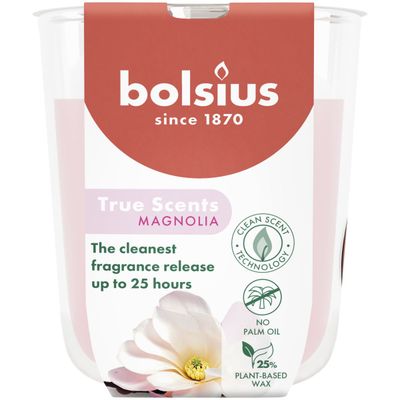 Bolsius Geurglas 80/73 True Scents Magnolia (1 stuk) 1 stuk