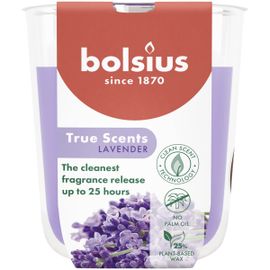 Bolsius Bolsius Geurglas 80/73 True Scents Lavender (1 stuk)
