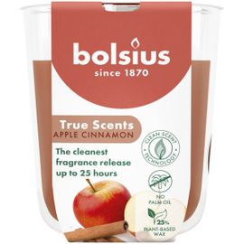Bolsius Bolsius Geurglas 80/73 True Scents Apple Cinnamon (1 stuk)