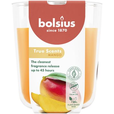 Bolsius Geurglas 97/85 True Scents Mango (1 stuk) 1 stuk