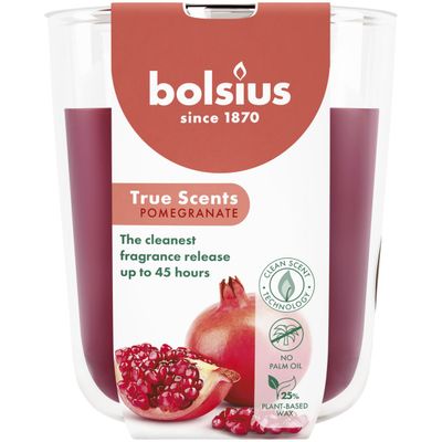 Bolsius Geurglas 97/85 True Scents Pomegranate (1 stuk) 1 stuk