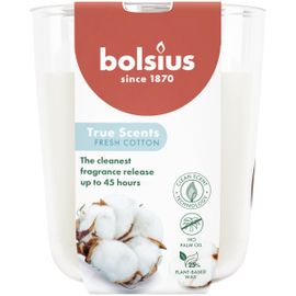 Bolsius Bolsius Geurglas 97/85 True Scents Fresh Cotton (1 stuk)