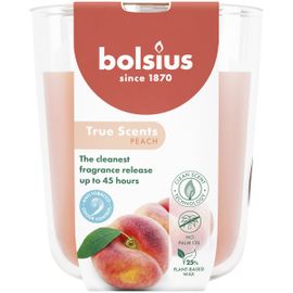 Bolsius Bolsius Geurglas 97/85 True Scents Peach (1 stuk)