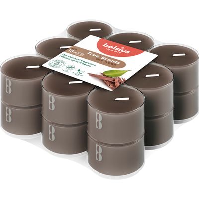 Bolsius Geurtheelichten Clear Cup 6U True Scents Oud Wood (1 stuk) 1 stuk