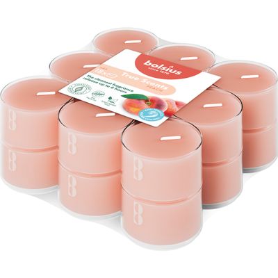 Bolsius Geurtheelichten Clear Cup 6U True Scents Peach (1 stuk) 1 stuk