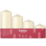 Bolsius Stompkaars Assorti Tray 4 Soft Pearl (1 stuk) 1 stuk thumb