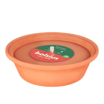 Bolsius Vlamschaal 230/60 Terracotta (1 stuk) 1 stuk