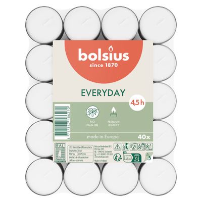 Bolsius Lites 4,5-Uur Pack  (40 stuks) 40 stuks