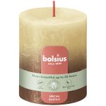 Bolsius Rustiek Fading Metallic Stompkaars 80/68 Oat Beige + Copper (1 stuk) 1 stuk thumb