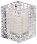 Bolsius Theelicht Houder Ribbed Transparant (1 stuk) 1 stuk thumb