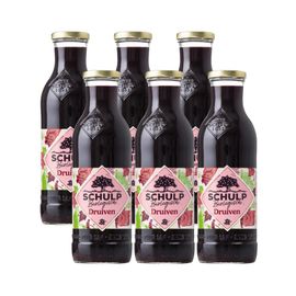 Schulp Schulp Druivensap Biologisch (6 x 750 ml)