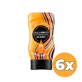 Callowfit 6x Callowfit Salty Caramel Sauce (300 ml)