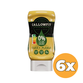 Callowfit 6x Callowfit Curry Mango Style Sauce (300 ml)