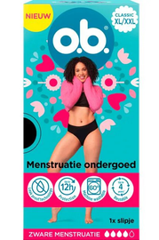 Ob Ob Herbruikbaar Menstruatie Ondergoed XL/XXL (1 stuk)