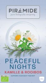 Piramide Piramide Peaceful Nights Kamille & Rooibos Biologische Thee (20 zakjes)