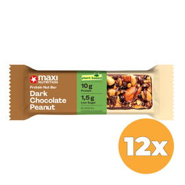 Maxi Nutrition 12x Maxi Nutrition Protein Nut Bar Dark Chocolate Peanut (46 gr)