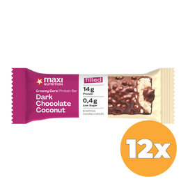 Maxi Nutrition 12x Maxi Nutrition Creamy Core Protein Bar Dark Chocolate Coconut (45 gr)