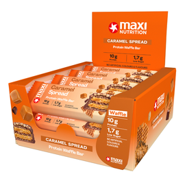 Maxi Nutrition 12x Maxi Nutrition Waffle Bar Caramel (40 gr)