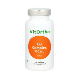 Vitortho VitOrtho B3 Complex 500mg Flushvrij (60 vega capsules)