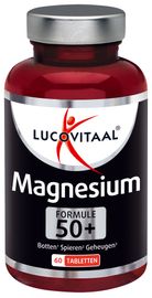 Lucovitaal Lucovitaal Magnesium 50+ (Botten, Spieren, Geheugen) (60 tabletten)
