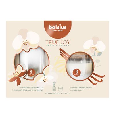 Bolsius Giftset True Joy Vanilla Delight (1 set) 1 set