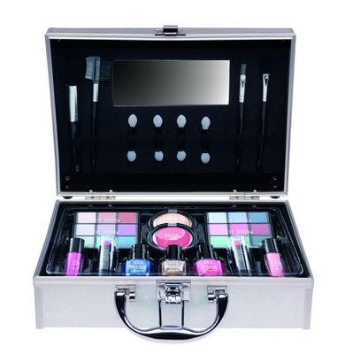 Casuelle Cosmetica Koffer Zilver (1 set) 1 set