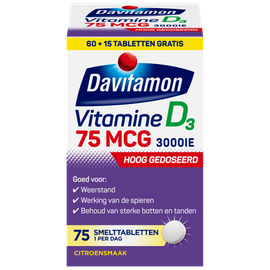 Davitamon Davitamon Vitamine D3 75Mcg (75 tabletten)