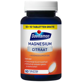 Davitamon Davitamon Magnesiumcitraat & Magnesiumoxide (60 tabletten)
