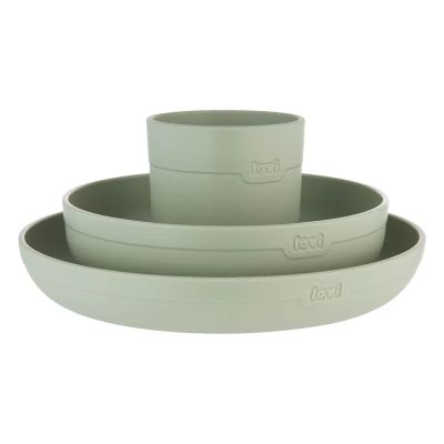 Difrax Lovi Eetset met Beker Pistachio (1 stuk) 1 stuk