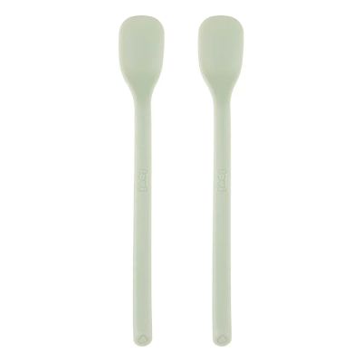 Difrax Lovi Eerste Voedingslepels Pistachio (2 stuks) 2 stuks