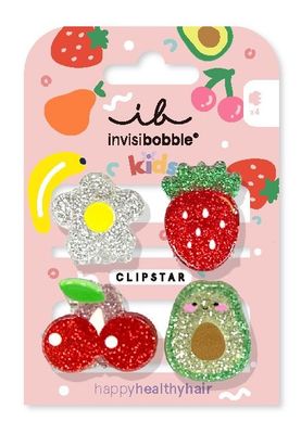Invisibobble Clipstar Frutti Fun Kids (4 stuks) 4 stuks