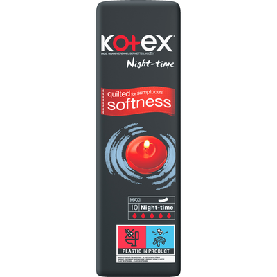 Kotex Maxi Nacht (10 stuks) 10 stuks