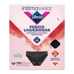 Libresse IntimaWear Wasbaar Menstruatie Ondergoed Zwart L (1 stuk) 1 stuk thumb