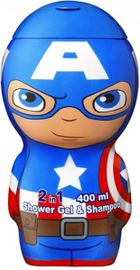 Marvel Marvel Captain America 2 in 1 Showergel en Shampoo (400 ml)