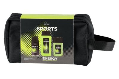Sence Collection Active Sport Pro Energy For Men Giftset + Toilettas (1 set) 1 set