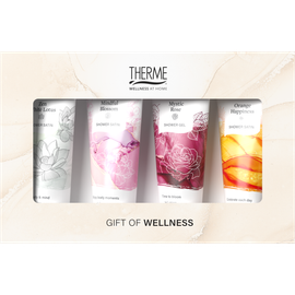 Therme Therme Gift Set Favorites Shower Satin Zen White Lotus, Mindful Blossom, Orange Happiness, Showergel Mystic Rose (1 set)