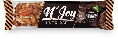 XXL Nutrition N'Joy Nuts Bar Dark Chocolate Caramel Vegan (40 gr) 40 gr