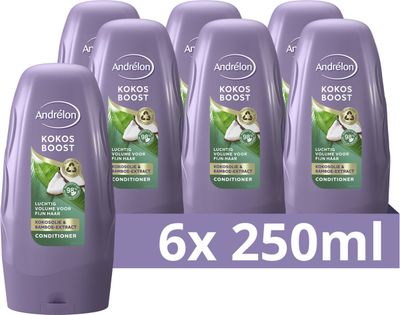 6x Andrelon Special Conditioner Kokos Boost (250 ml) 6 x 250 ml