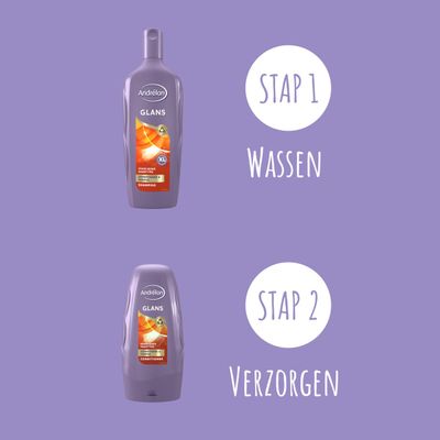 6x Andrelon Shampoo glans (450 ml) 6 x 450 ml
