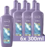 6x Andrelon Shampoo 2 In 1 (300 ml) 6 x 300 ml thumb