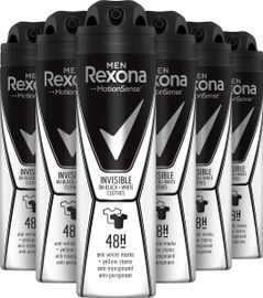 Rexona 6x Rexona Deodorant spray men invisible (150 ml)