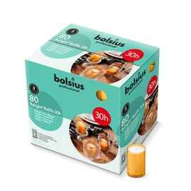 Bolsius Bolsius Horeca Relight® Plus Navullingen 64/52 Amber (80 stuks)