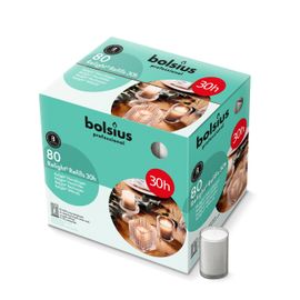 Bolsius Bolsius Horeca Relight® Plus Navullingen 64/52Grijs (80 stuks)