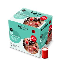 Bolsius Bolsius Horeca Relight® Plus Navullingen 64/52 Rood (80 stuks)