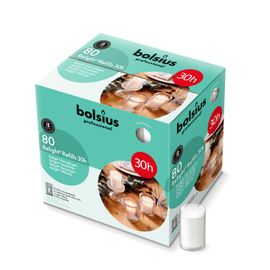 Bolsius Bolsius Horeca Relight® Plus Navullingen 64/52 Transparant (80 stuks)